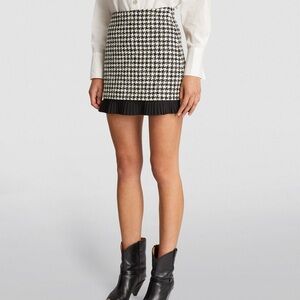 Sandro tweed mini skirt